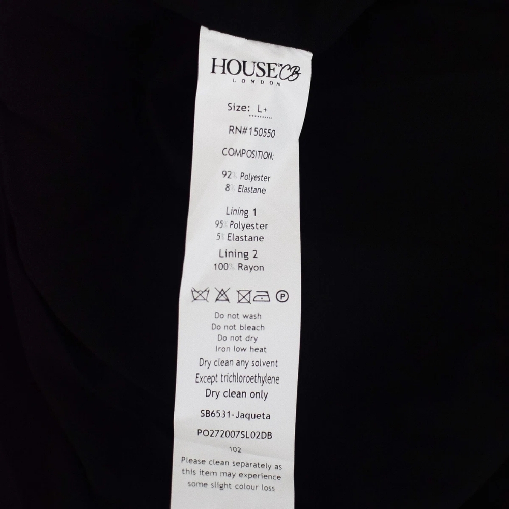 House of CB Black Floral Midi Dress - Picture 11 of 12